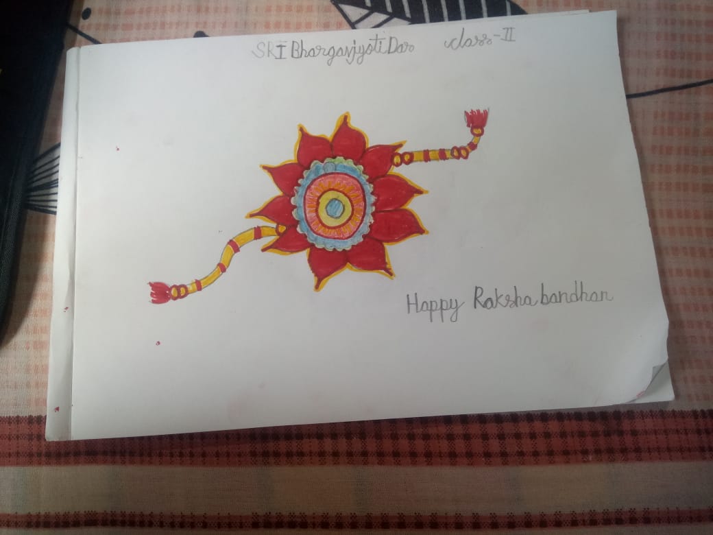 Swasthik Rakhi with Diamonds, Rakhi Drawing, Rakhi Clipart PNG -  MyFreeDrawings