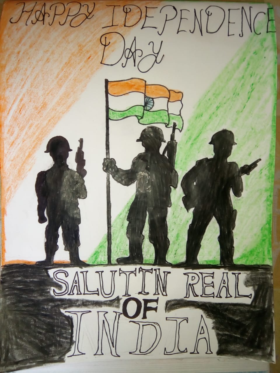 Share 129+ indian army poster drawing latest - vietkidsiq.edu.vn